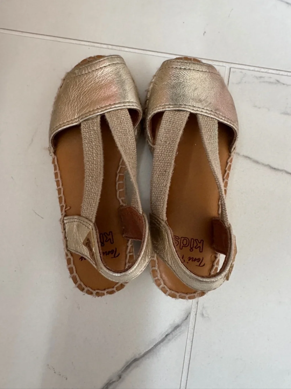 Girls' Eli-p Wedge Espadrilles Toni Pons - Sz 25 (8.5-9)